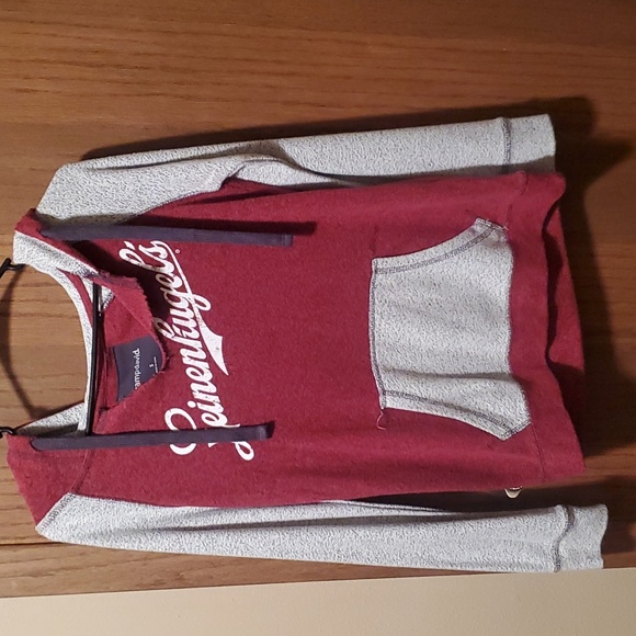 Size S Leinenkugels V Neck Pullover Hoodie WORN ONCE - Picture 1 of 3